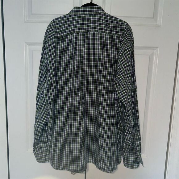 Fredrick Martin Men's XL Plaid Button-Down Dress Shirt Long Sleeve Multicolor - Picture 2 of 9